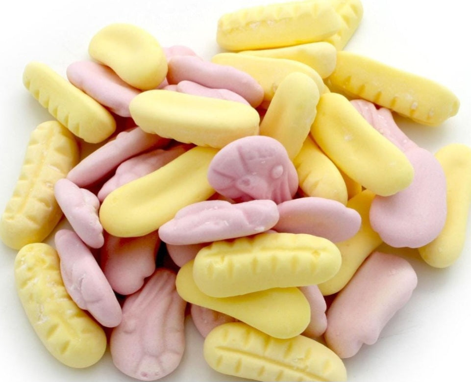 Barratt Foam Shrimp & Banana Sweets, Retro Pick n Mix Candy