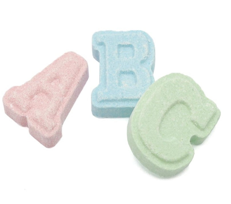 ABC candy letters, Abc sweets, retro 80s sweets, short and sweet shop