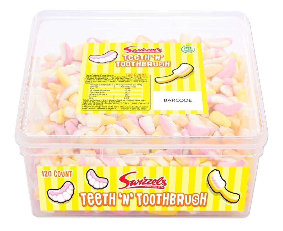 Swizzels Teeth & Toothbrush Sweets – Short and Sweet Shop