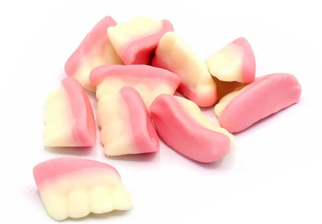 Gummy teeth sweets, mini candy