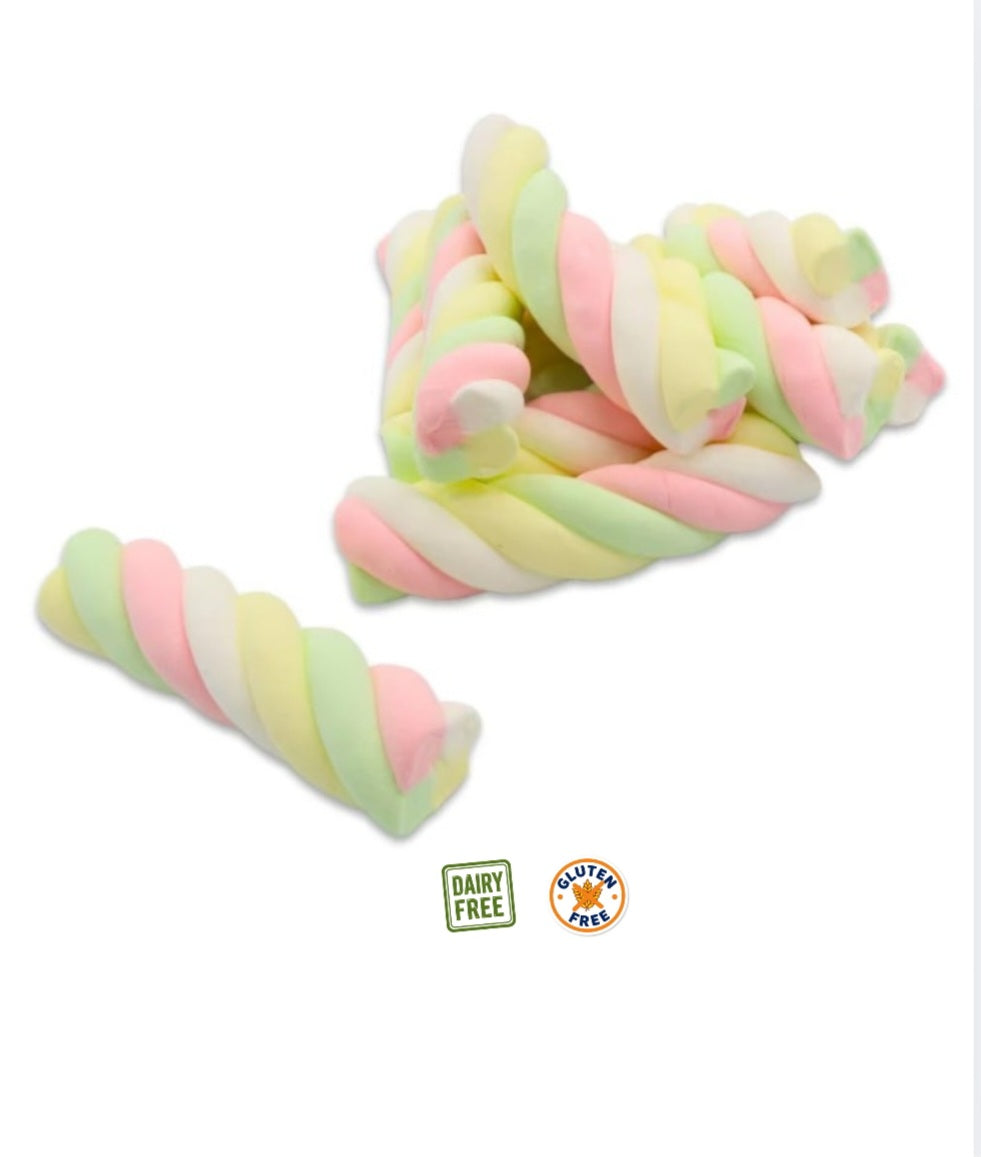 Mallow cables Soft Pastel Marshmallows Pick N Mix Sweets Short & sweet shop