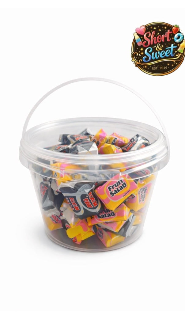 Black jack and Fruit salad mixed Bucket, british sweets,