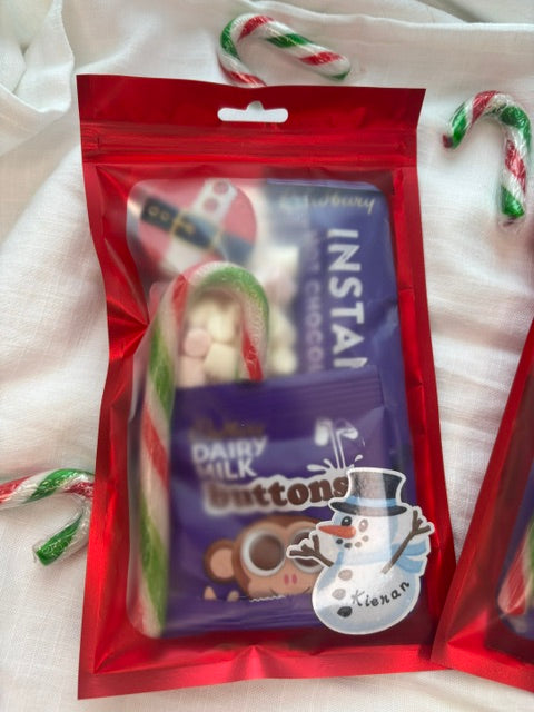 Christmas eve personalised hot chocolate gift, christmas eve box