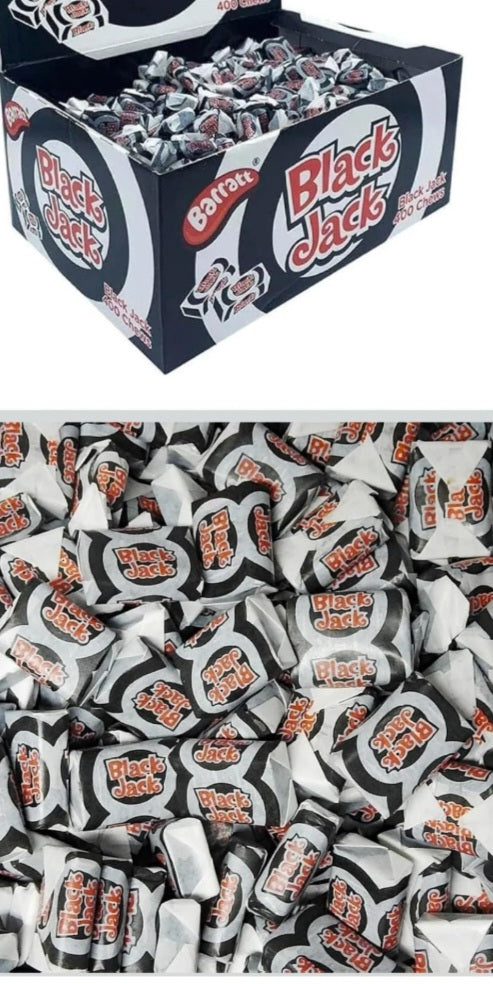 Black jack chews retro sweets, barratt