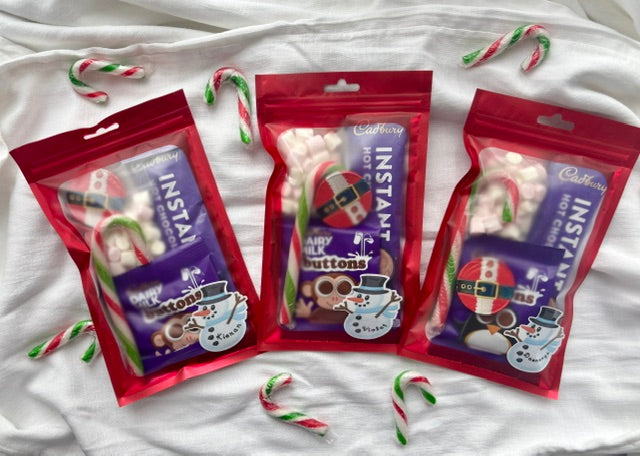 Christmas eve personalised hot chocolate gift, christmas eve box