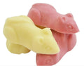 Pink and white chocolate mice, pick an mix, wedding, sweet treats,